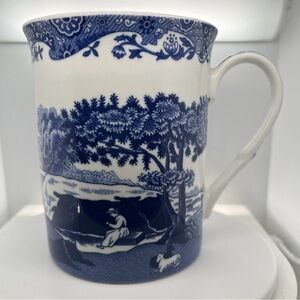 Spode Italian Blue and White Ceramic Mug